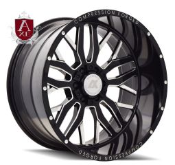 AXE AX1.0 Compression Forged Wheels Gloss Black - Milled - 22" 24"